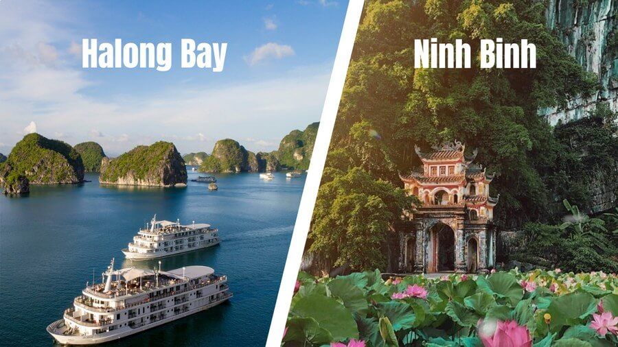 Comparing ninh binh to ha long bay and hanoi travel