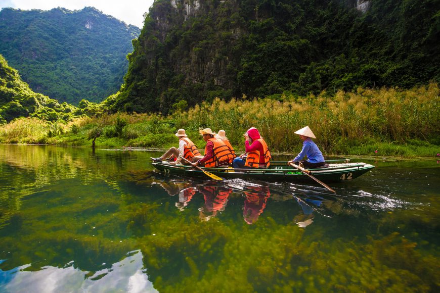 Unique features of the Tam Coc River Tour scenic boat tours