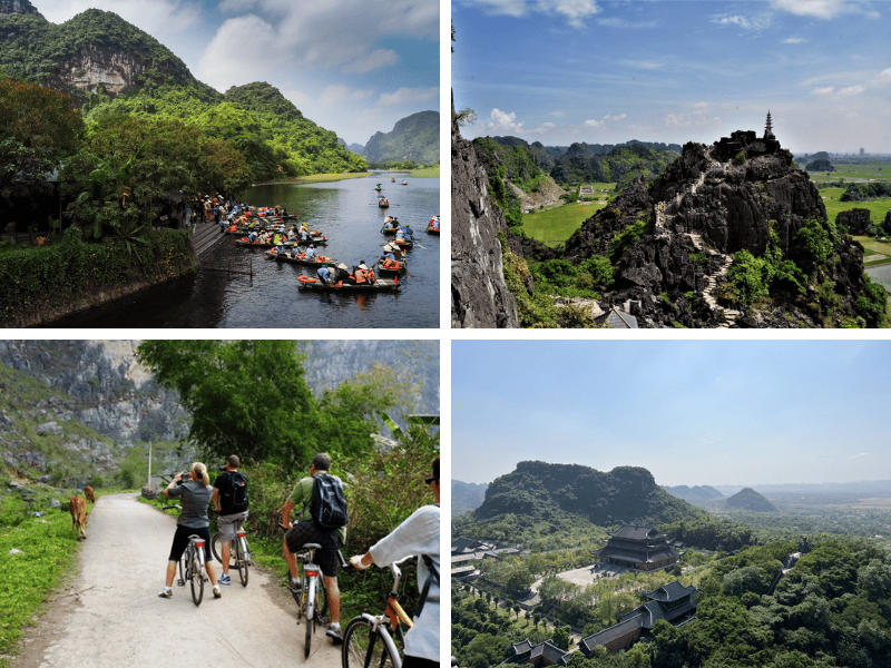 Activities on Ninh Binh tours